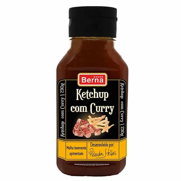 KETCHUP BERNA 230G C/CURRY