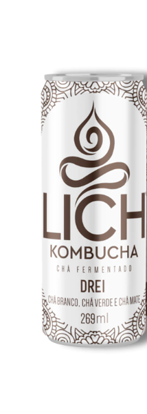 KOMBUCHA LICH DREI CHA BRANCO/VERD 269ML 
