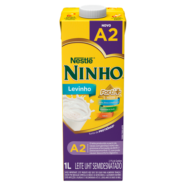 LEITE NESTLE NINHO SEMIDESNATADO A 1L 