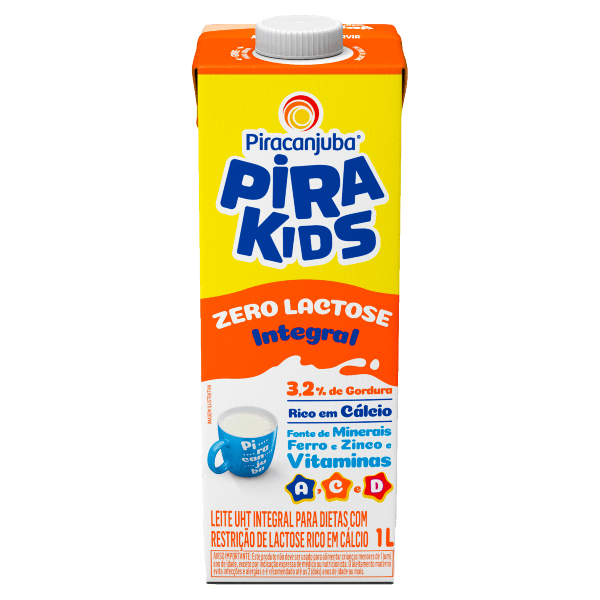 LEITE UHT PIRACANJUBA PIRAKIDS ZERO L