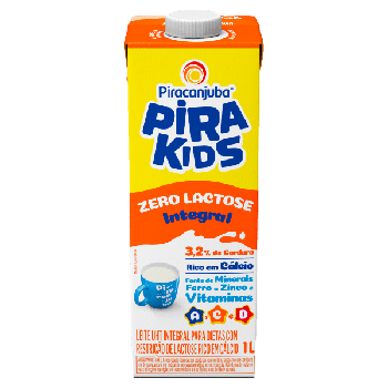 LEITE UHT PIRACANJUBA PIRAKIDS ZERO L