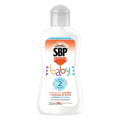 LOCAO REPELENTE SBP BABY SEM CHEIRO 100ML