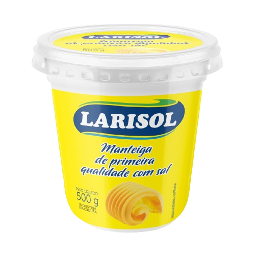 MANTEIGA LARISOL COM SAL POTE 500G 