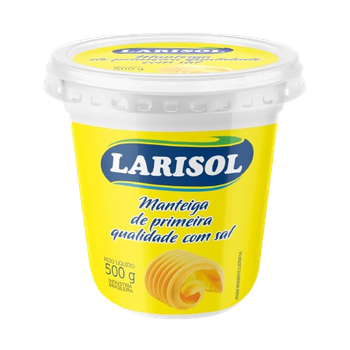 MANTEIGA LARISOL COM SAL POTE 500G 