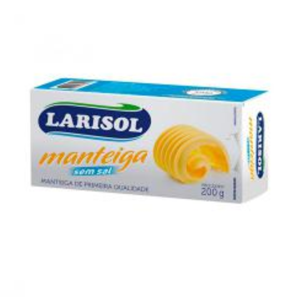 MANTEIGA LARISOL SEM SAL 200G 