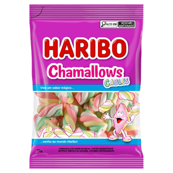 MARSHMALLOW HARIBO CABLES 70G 
