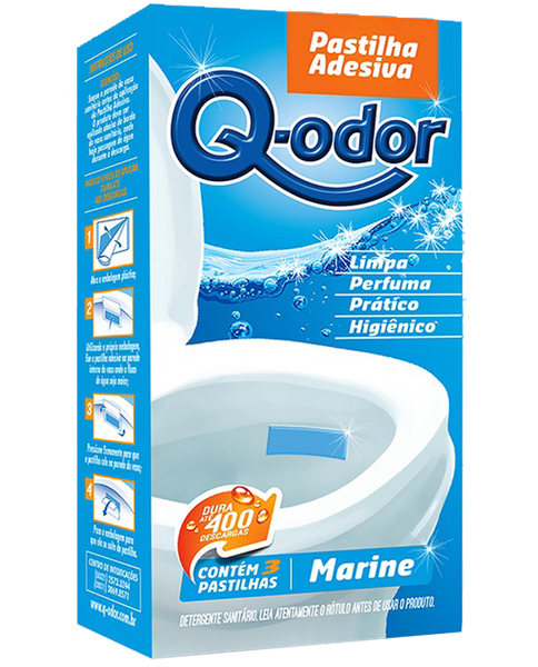 PASTILHA ADESIVA Q ODOR MARINE