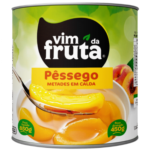 PESSEGO EM CALDA VIM DA FRUTA 430G