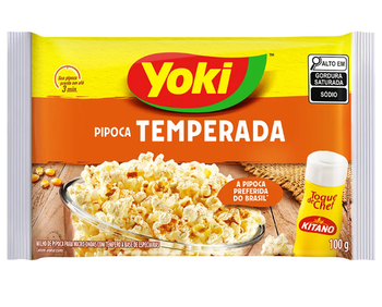 PIPOCA MICRI-ONDAS YOKI TOQUE DE CHEFF 100G 