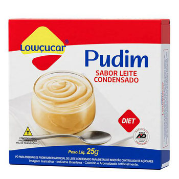 PUDIM LOWCUCAR 25G LEITE CONDENSADO