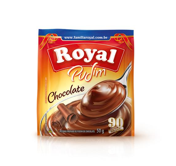 PUDIM ROYAL CHOCOLATE 50G 