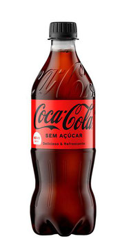 REFRIGERANTE COCA COLA S/ACUCAR 600ML 
