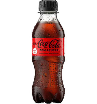 REFRIGERANTE COCA COLA ZERO PET 200ML 