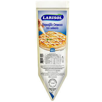 REQUEIJAO CULINARIO BISNAGA LARISOL CHEDDAR 400G 