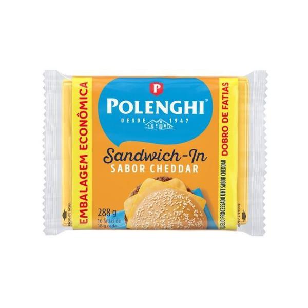 SANDWICH IN POLENGHI CHEDDAR 288G 