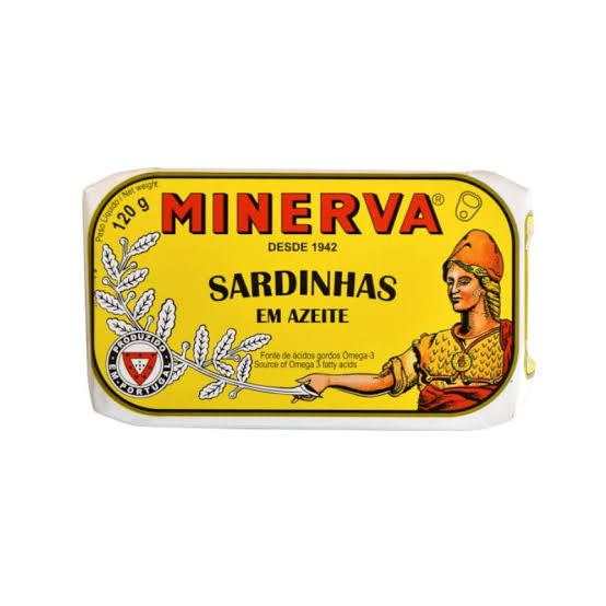 SARDINHA EM AZEITE MINERVA 120G