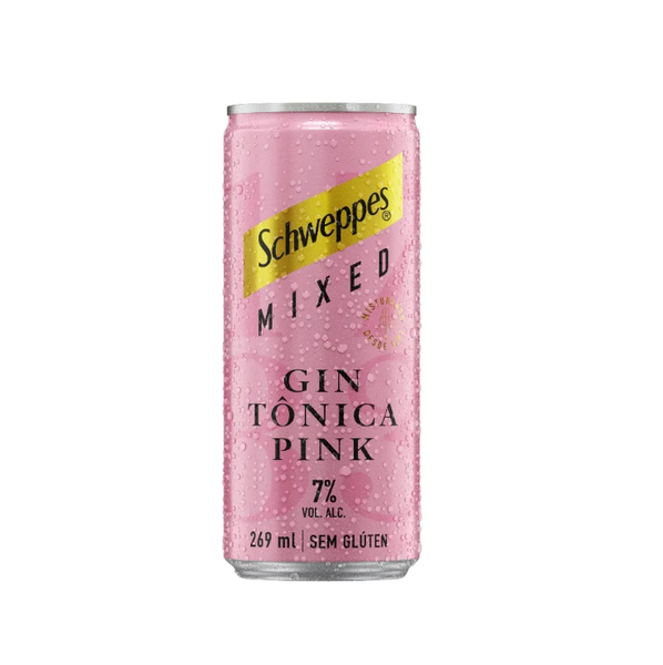 SCHWEPPES GIN TONICA PINK 269ML LT