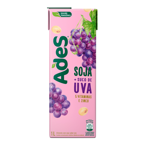 SUCO ADES UVA 1L