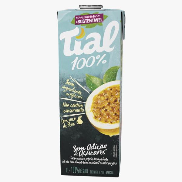 SUCO TIAL 1L 100% MARACUJA E PERA