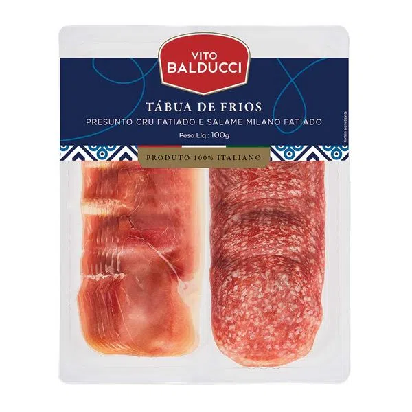 TABUA FRIOS VITO BALDUCCI 100G PRES+SALA