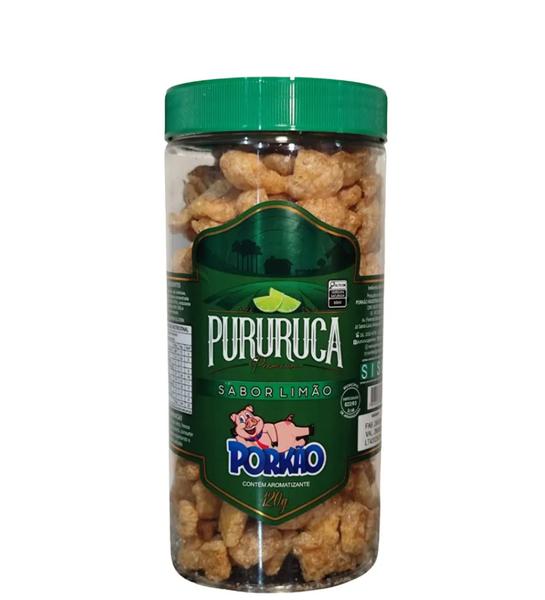 TORRESMO PURURUCA PORKAO 120G LIMAO