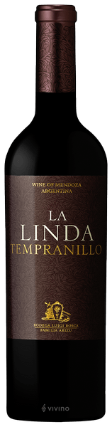 VINHO ARGENTINO LA LINDA TEMPRANILLO 750ML