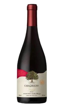 VINHO NACIONAL CASA GERALDO SYRAH FINO 375ML 