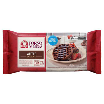 WAFFLE CONG FORNO DE MINAS CHOCOLATE 280G 