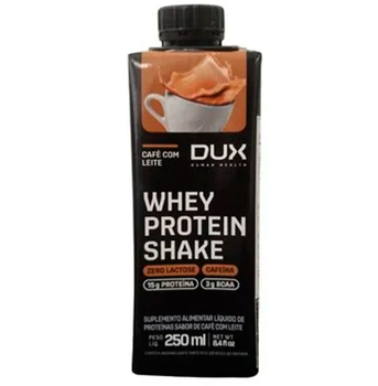 BEBIDA LAC DUX 250ML WHEY CAFE C/LEITE