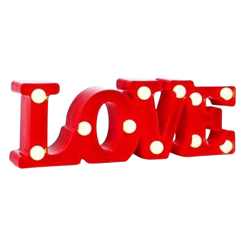 Abajur Love C/Led