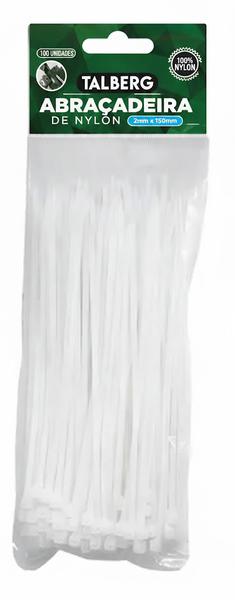 Abracadeira Nylon 2x150mm c/ 100 un