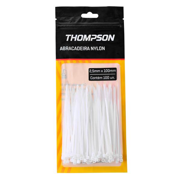 Abracadeira Thompson 3,6mm x 250mm transparente