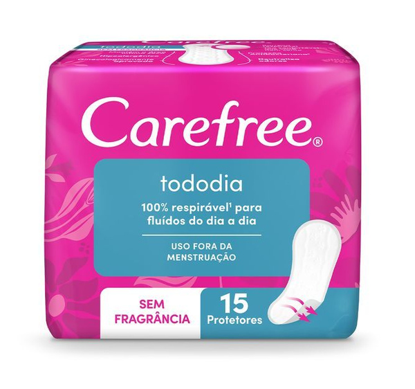 Absorvente Carefree 15un S/ Perfume Todo Dia