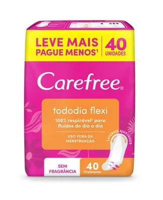 Absorvente Carefree 40un Todo Dia Flex