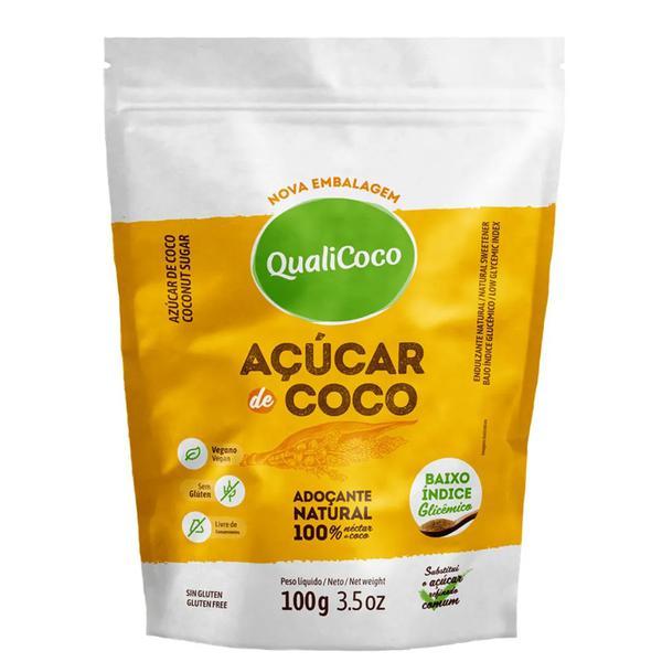 Acucar Coco QualiCoco 100g S/ Gluten