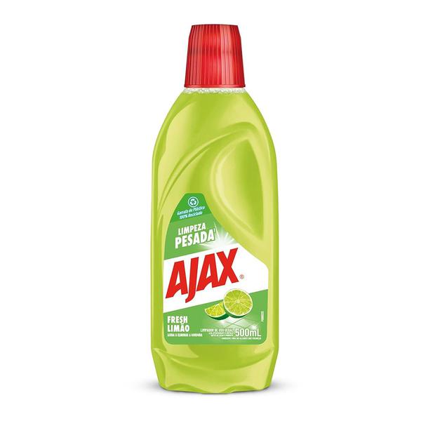 Ajax Limpeza Pesada 500ml Fresh Lemon