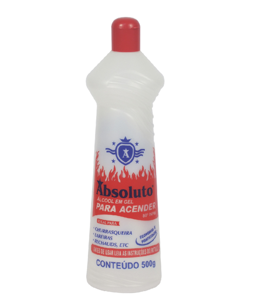 Alcool Gel Absoluto 80º Para Acender 500ml