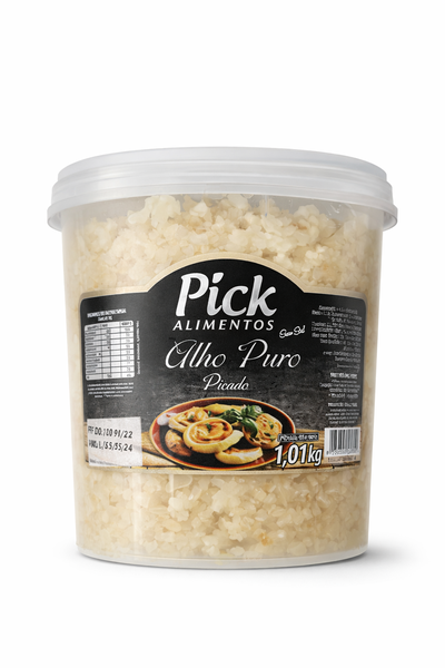 Alho Pick 1,010kg Picado
