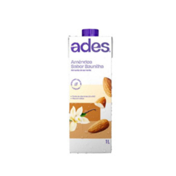 Alimento Soja Ades 1l Seeds Amendoa/Baunilha