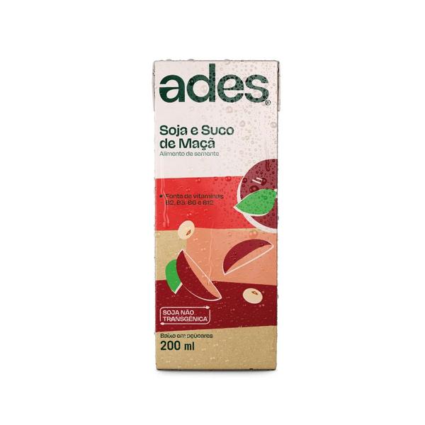 Alimento Soja Ades 200ml Maca
