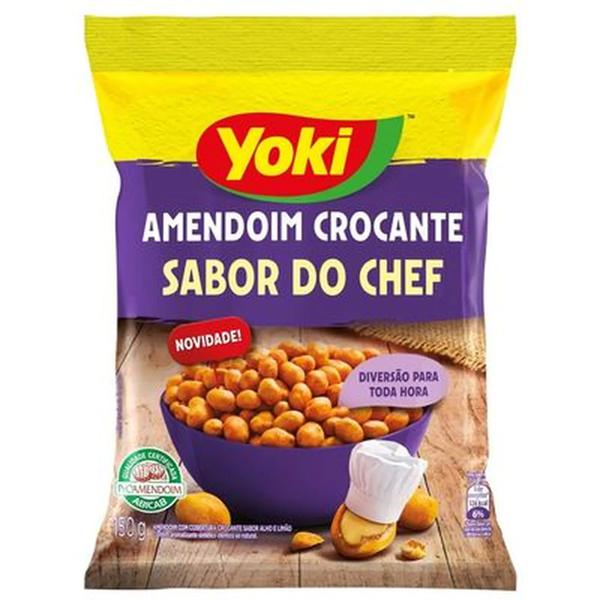 Amendoim Crocante Yoki 120g Do Chef