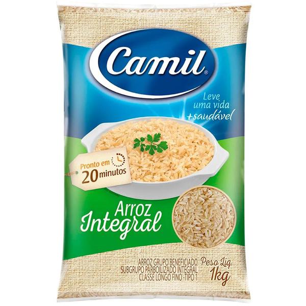 Arroz Integral Camil 1kg Saquinho