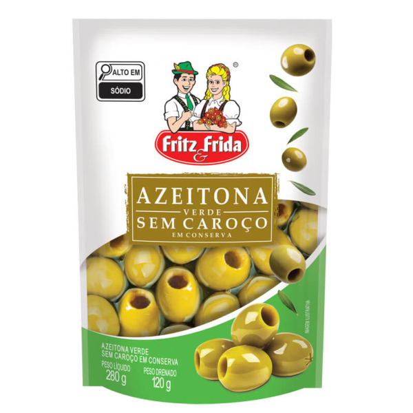 Azeitona Fritz & Frida 120g S/ Caroco