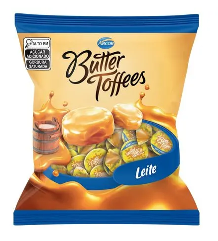 Bala Arcor Butter Toffees 90g Leite