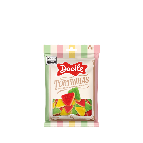 Bala Docile 80g Fatias Tortinhas