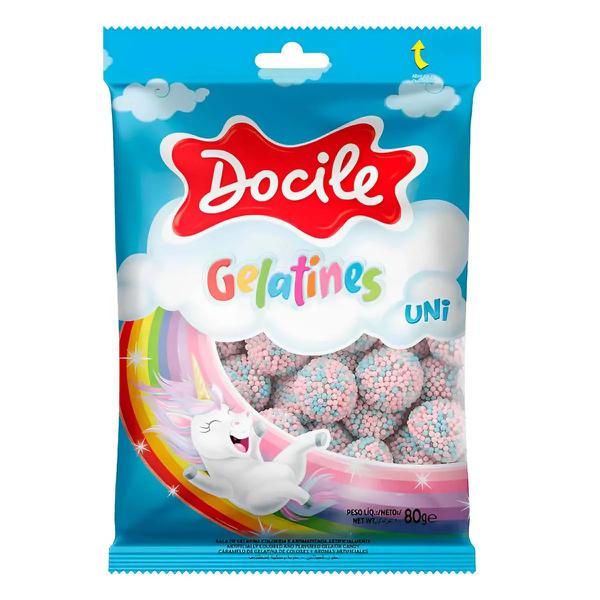 Bala Docile Gelatines 80g Unicornio