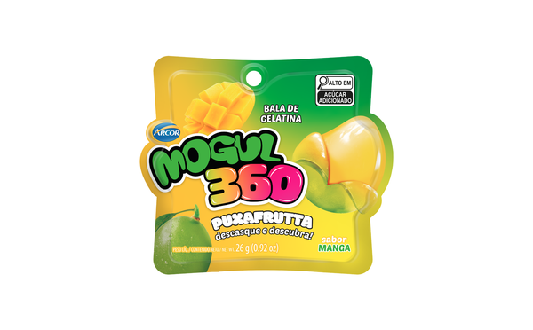 Bala Gelatina Arcor 26g Puxafruta Manga
