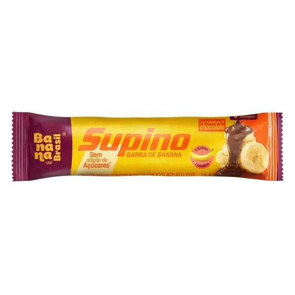 Barra Banana Supino 24g Chocolate