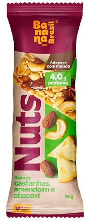 Barra Nuts 25g Abacaxi