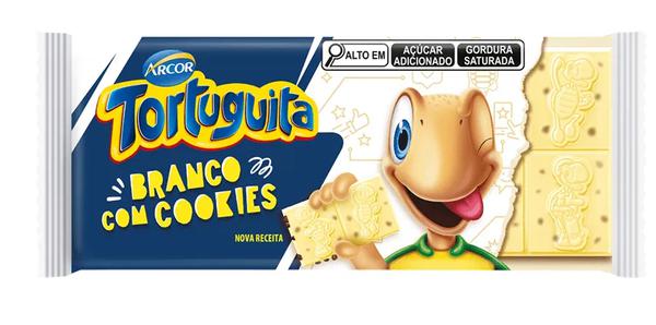 Barra Tortuguita 80g Branco c/ Cookies